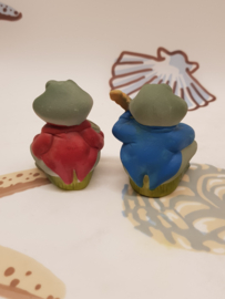 Froschmusiker als Salz- und Pfefferstreuer