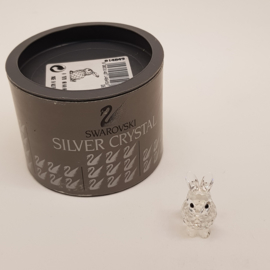 Swarovski Silver Crystal Hare Mini mit Box