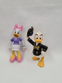 Donald Duck en Katrien van rubber