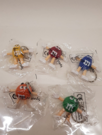 M&M sleutelhanger geel