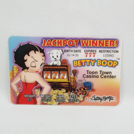 Betty Boop Jackpot Winner Card