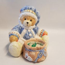 Bear with candle holder 178330 Cherished Teddies