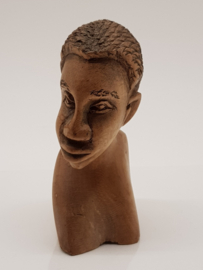 Wooden figurine African woman