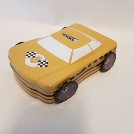 Yellow Cab Taxi can on wheels