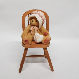 Cherished Teddies op houten stoeltje 199877