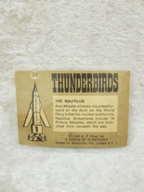 The Thunderbirds nr.29 The Nautilus Tradecard