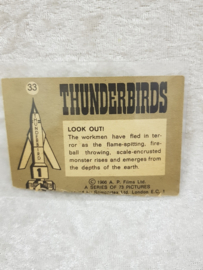 The Thunderbirds #33 Look Out! Trade card