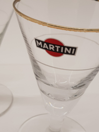 Martini 4 vintage glasses