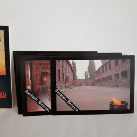 Auschwitz Birkenau postcards 9 photo cards