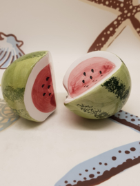 Salz und Pfeffer wie Wassermelone