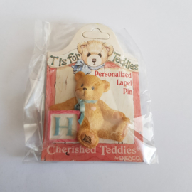 Brooch with the letter H Cherished Teddies 203297H