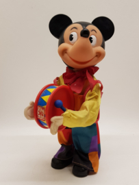 Mickey Mouse Original Carl Aufziehpuppe als Schlagzeuger antik