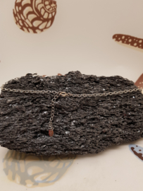 Vintage künstlerische Halskette Blumen 90er Jahre