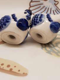 Flache Hühner mögen Salz und Pfeffer