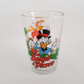 Duck familie Disney Limonadeglas uit Frankrijk