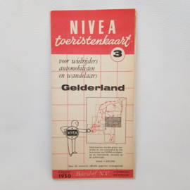 Nivea Touristenkarte 3 Gelderland Ausgabe 1950