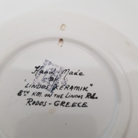 Lindos Keramik Greek wall plate