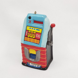 Slot machine mini made of polystone.