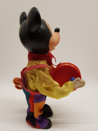 Mickey Mouse Original Carl Aufziehpuppe als Schlagzeuger antik