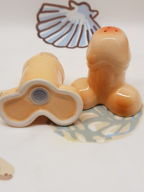 Penisse als Salz- und Pfefferstreuer