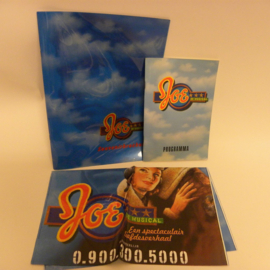 Joe the musical program booklet and bag