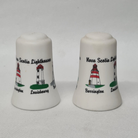 Lighthouses Nova Scotia pepper and salt from America