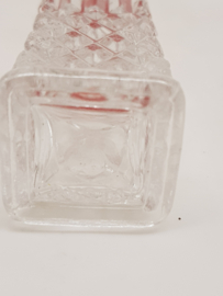 Antikes 3-teiliges Salz- und Pfefferglas-Set