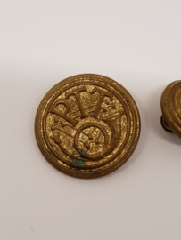 PTT 4 alte Uniformknöpfe