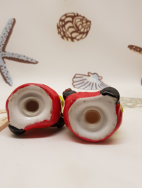 Lachende Maiskolben als Salz und Pfeffer