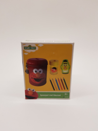 Sesame Street money box with color set in box