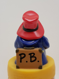 Paddington Bear bath oil and glass