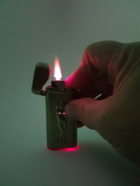 Wind lighter with light and sound