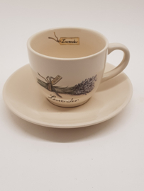 Cup and Saucer JET - Lavender
