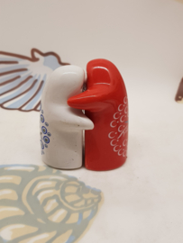 Salt and Pepper Shakers Greeting People