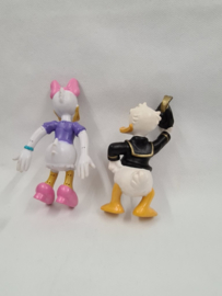 Donald Duck en Katrien van rubber