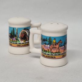 Oklahoma Indians Salt and Pepper Shakers from America