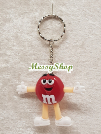 M&M key ring Red
