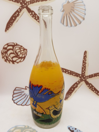 Corneille leere Champagnerflasche