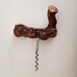 Petrified wood corkscrew