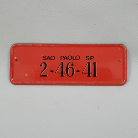 Maple Leaf chewing gum license plate mini - 28 Brazil