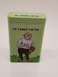 Suske en Wiske kaartspel in blikje