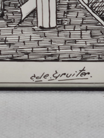 C.de Gruiter zeichnet Jungen Waisenhaus