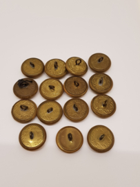 PTT Uniform buttons old 15 pieces