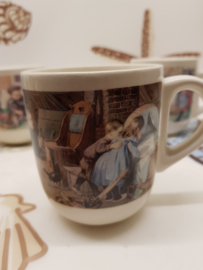 Ot und Sien 3 große Becher mit verschiedenen Bildern