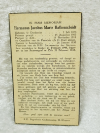 Prayer card 1948