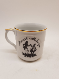 Cafe Hacker Rattenberg Mozart-Melange Becher 80er