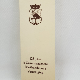 Boekenlegger 125 jaar s-Gravenhaagsche boekhandelaars