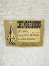 The Thunderbirds nr.24 Domo Dozer Tradecard