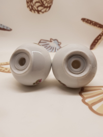 Salz- und Pfefferstreuer aus Vintage-Porzellan