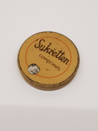 Sukretten Comprimes antique tin